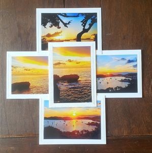 Say it with beautiful sunset photo cards
